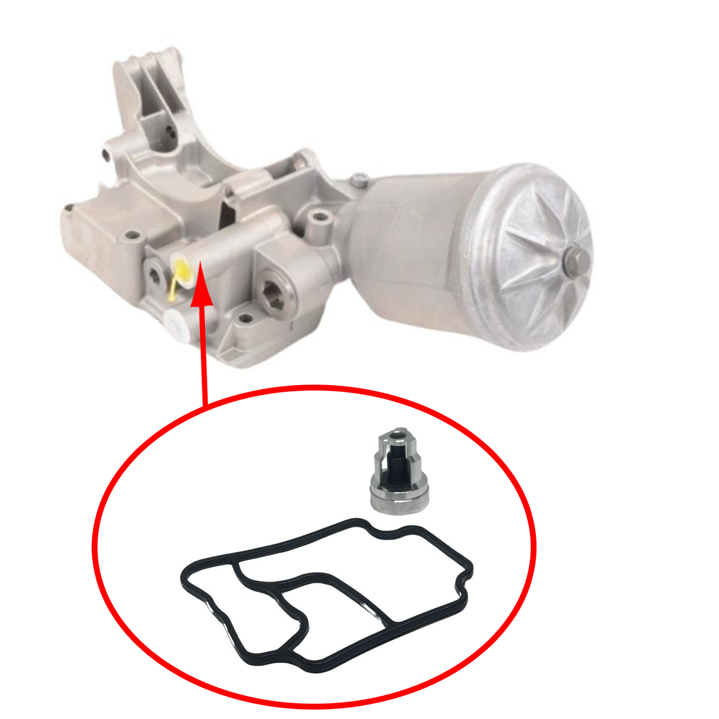 Ölfiltergehäuse Reparaturset für BMW BMW M50 M50TU M52 M52TU M52B28 M54 M56