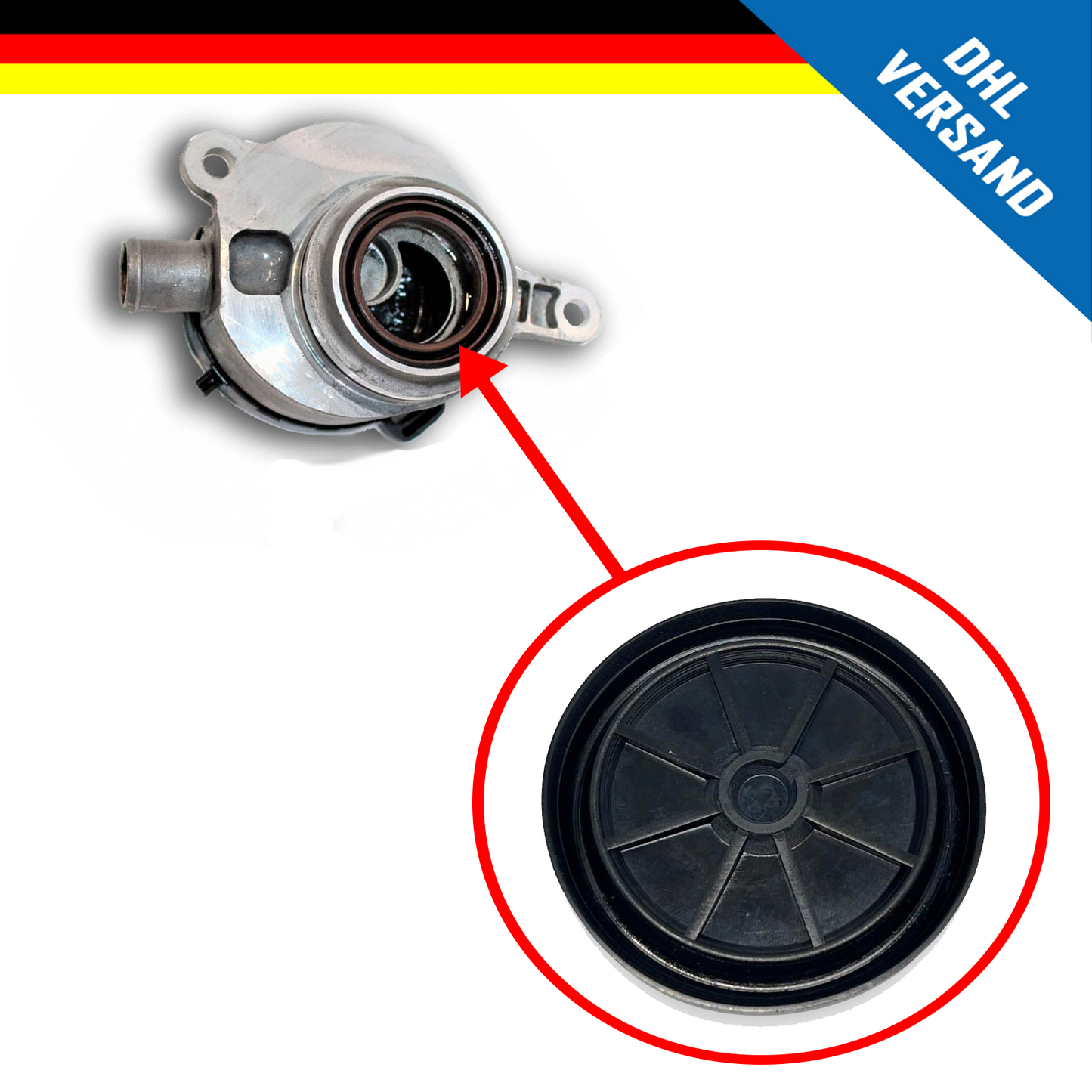 Ventildeckel A6460100091 Kurbelgehäuse Zylinderkopfhaube Membran Mercedes CDI