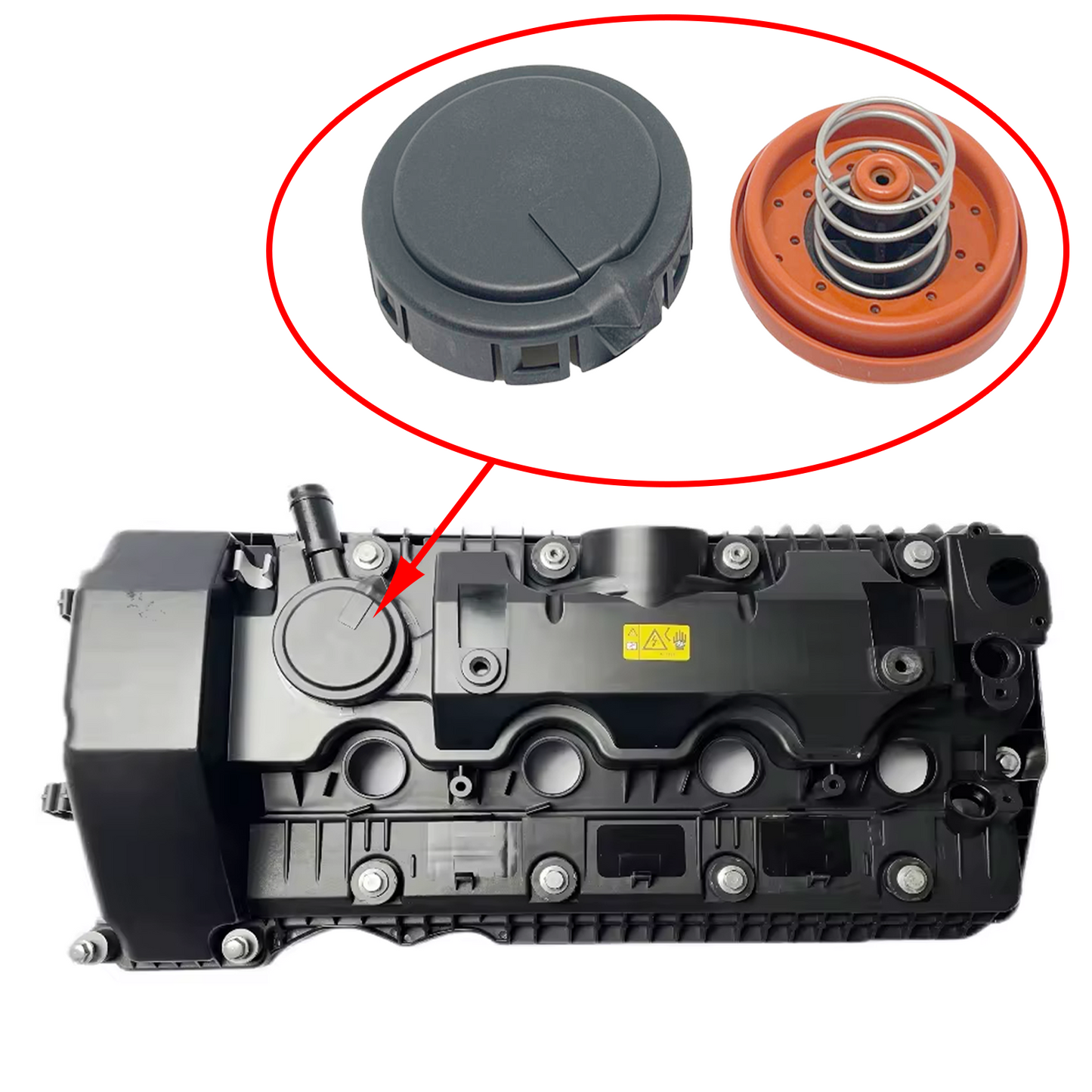 Zylinderkopfhaube Repsatz Links passend für BMW 5er 6er 7er X5 Membran KGE